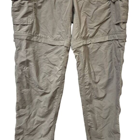 REI Women's Tan Nylon Convertible Cargo Pants - Picture 7 of 12